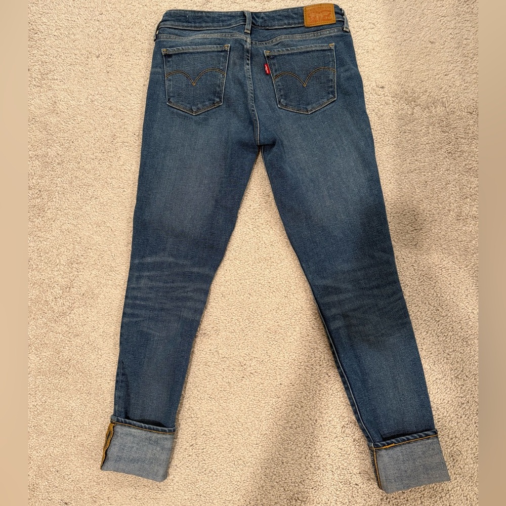 Levi's Selvedge Jeans Women’s Size 28 711 Skinny Style Japanese Denim